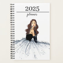 Calendário Ilustrado da Moda de 12 Meses 2025