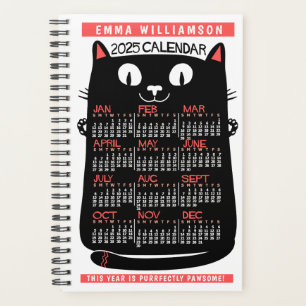 Agenda Calendário Mensal 2025 Semestral Semestral 500 Gat