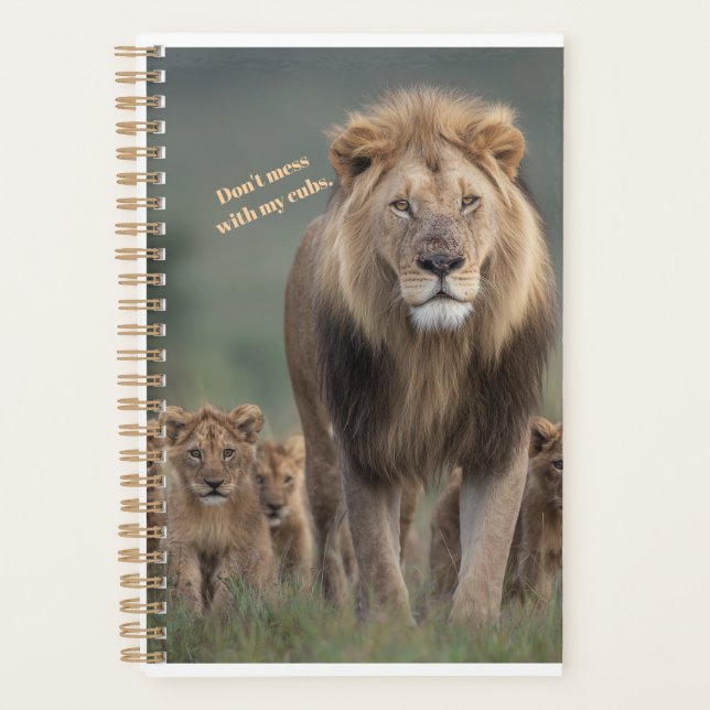 Agenda Calendário - "Não se meta com os Cubs" (Frente)