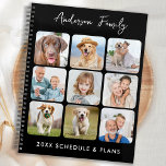 Agenda Calendário Personalizado 2023 da Colagem de Fotos<br><div class="desc">Planejador de calendário de colagem de fotos personalizado. Mantenha todos os seus compromissos e agendamento à mão com o nosso divertido planejador de fotos, que tem 9 fotos para personalizar e nomear. Este planejador de colagens de fotos de tendências é perfeito para o horário de trabalho, eventos escolares para crianças,...</div>