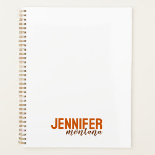 Agenda Calliografia - Placa Elegante Adicionar Nome Própr
