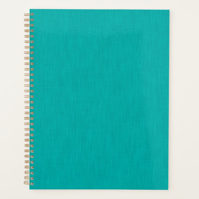 Agenda Calm & simple  Turquoise textured background  (Frente)