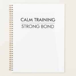 Agenda CALM TRAINING STRONG BOND – Minimal Dog Training