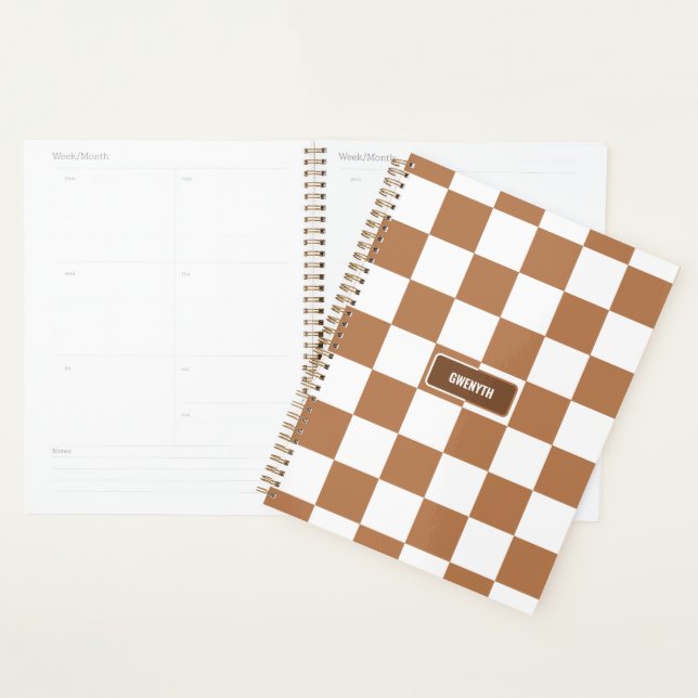 Agenda Camelo Neutro Cognac Personalizado Verificado (Exibição)