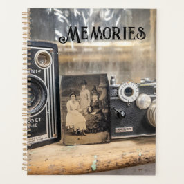 Agenda Câmeras Vintage com impressão Vintage