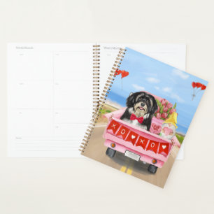 Agenda Caminhão do Dia dos Namorados com Cachorro Havanês