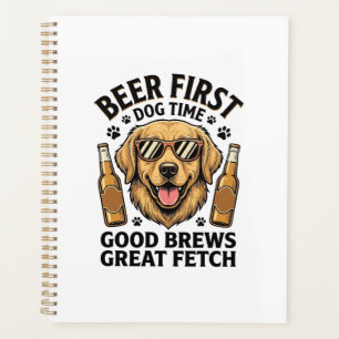 Agenda Camisa Cerveja Golden Retriever Roupa engraçada pa