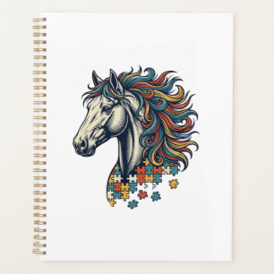 Agenda Camisa Colorida Peça de Cavalo Vintage Engraving T
