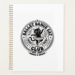 Agenda Camisa de Arte de Gato Dançarino de Ballet - Dança