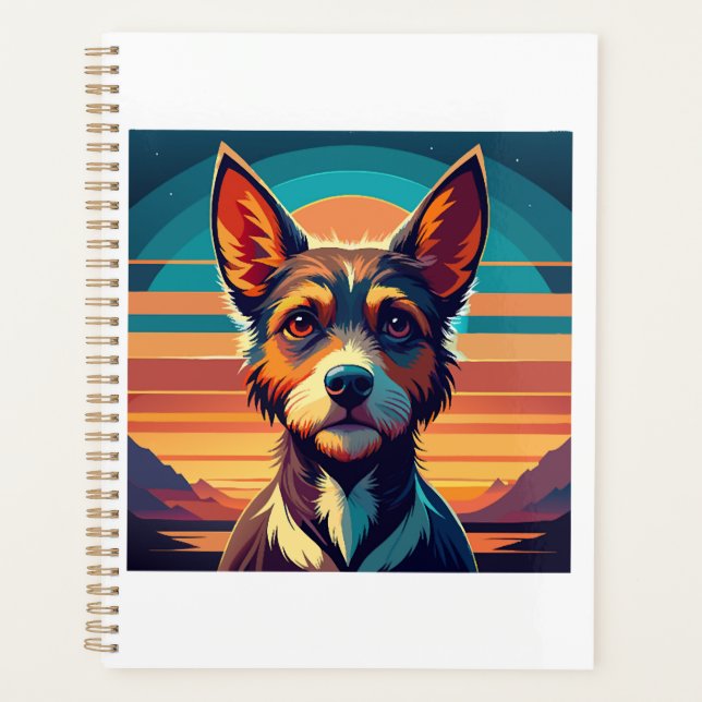 Agenda Camisa de Cachorro Border Collie (Frente)