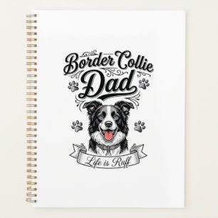 Agenda Camisa de cachorro com gravação vintage do pai Bor