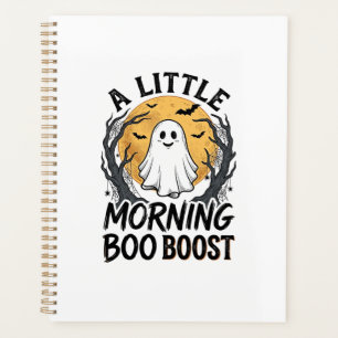 Agenda Camisa de Fantasma de Halloween com Arte da Lua Vi