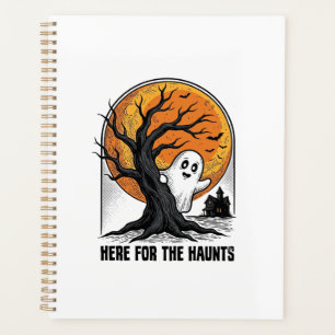 Agenda Camisa de Fantasma de Halloween Design de Lua Asso