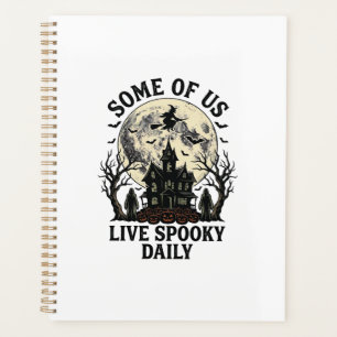 Agenda Camisa de Halloween Diária com Lua Assombrada Vint