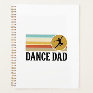 Agenda Camisa de Pai de Dança Vintage Retro Gravura Desig