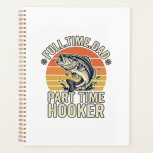 Agenda Camisa de pesca engraçada para pai vintage design