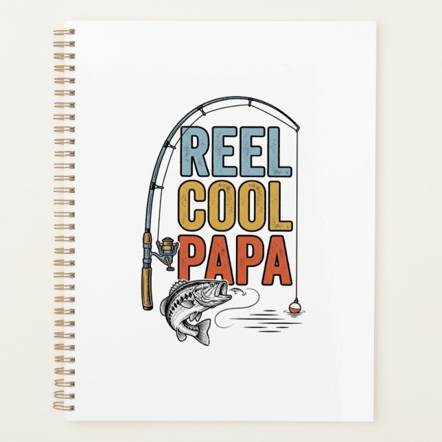 Agenda Camisa de Pesca Reel Cool Papa Design_1 (Frente)