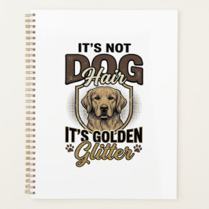 Agenda Camisa engraçada vintage de pelo de cão Golden Ret
