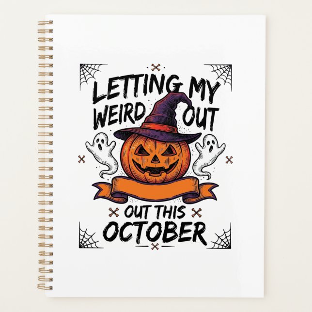 Agenda Camisa Estranha de Halloween Com Fantasmas de Abób (Frente)