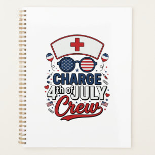 Agenda Camisa Médica Patriótica da Equipe de Enfermeiros 