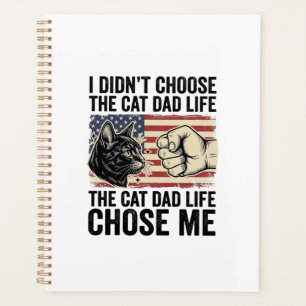 Agenda Camisa Vetorial Patriótica da Vida de Gato de Papa
