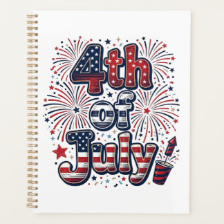 Agenda Camisa Vintage de Fogos de Artifício Patrióticos d