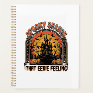 Agenda Camisa Vintage de Halloween Sentimento da Temporad