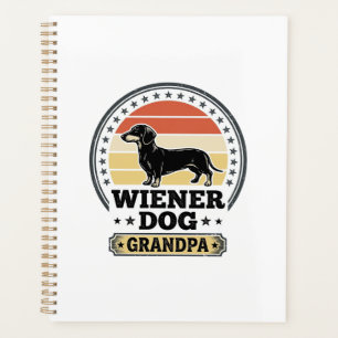 Agenda Camisa Vintage Wiener Dog Grandpa Dachshund Design