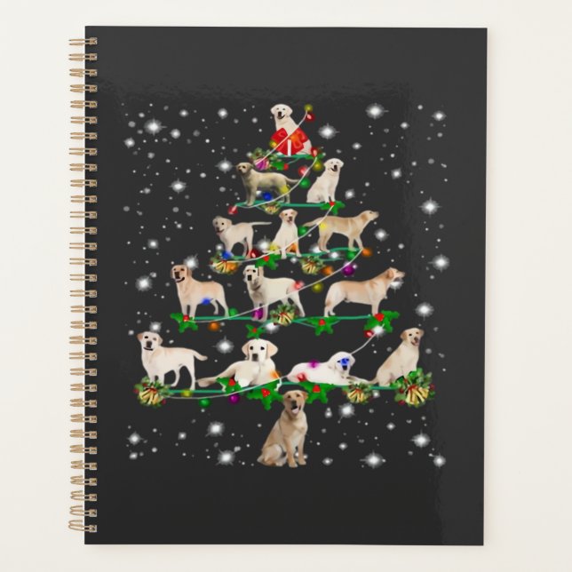 Agenda Camiseta Clássica de Natal da Árvore de Natal do L (Frente)