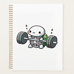Agenda Camiseta Clássica Deadlift Tartaruga Fofa