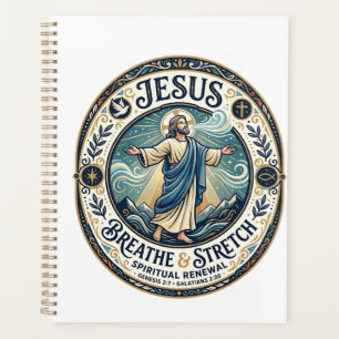 Agenda Camiseta de Bem-Estar do Movimento Suave de Jesus 