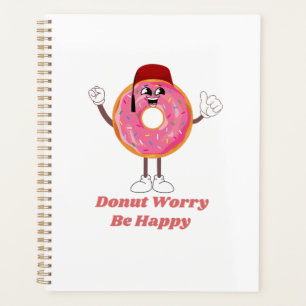 Agenda Camiseta de Donut Engraçado – Presente de Donut Nã