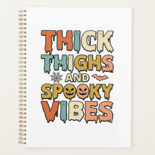 Agenda Camiseta de Halloween Coisas Grossas e Vibrações A