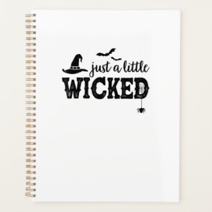 Agenda Camiseta de Halloween Just A Little Wicked para Mu