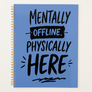 Agenda Camiseta de Introvertido Mentalmente Offline