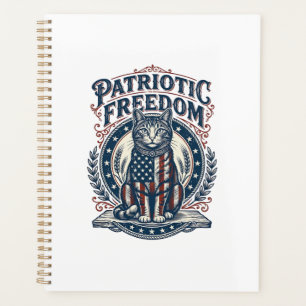 Agenda Camiseta Gráfica Vetorial de Gato de Celeiro Patri