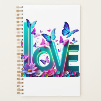 Agenda Camiseta Vibrant Love and Butterflies – Colorful F