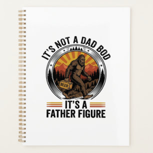 Agenda Camiseta Vintage Engraçada de Bigfoot Pai Cerveja
