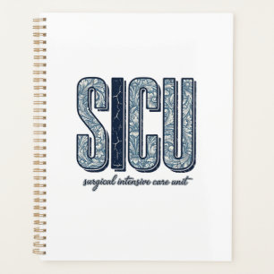 Agenda Camiseta Vintage SICU Unidade de Terapia Intensiva