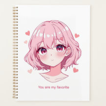 Camisola de Valentino da Menina Kawaii Anime