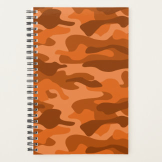 Agenda Camo Monocolor Laranja Espanhol