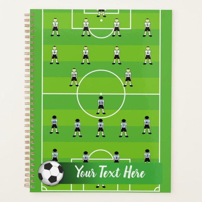 Agenda Campo e equipe de futebol (Frente)