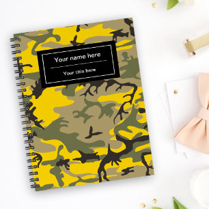 Agenda Camuflagem Amarela e Verde, Militar, Exército