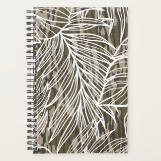 Agenda Camuflagem de Fundo Botânico Seamless