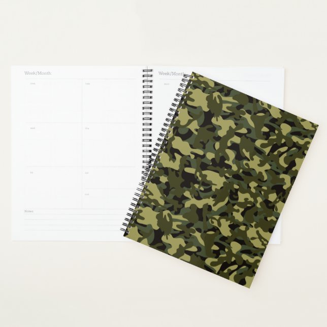 Agenda Camuflagem Euro Spring  (Exibição)