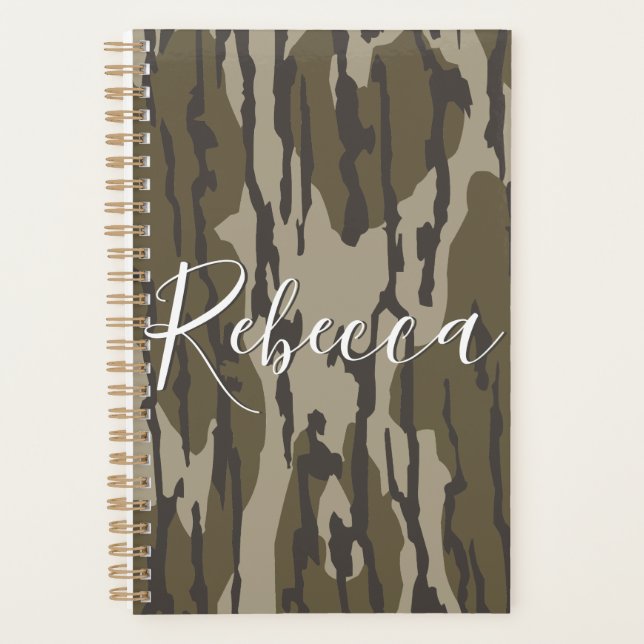 Agenda Camuflagem Old School de Terra Baixa (Frente)