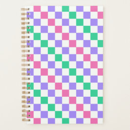 Agenda Candy shop diagonal checkerboard pattern
