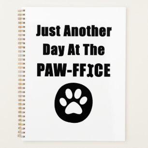 Agenda Canhão De Cachorro Bonito Pun Apenas Mais Um Dia N