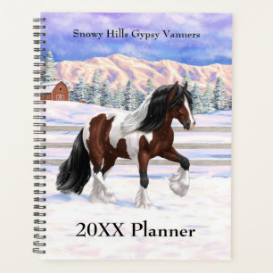Agenda Canteiro De Brown Bay Pinto Gypsy Vanner Rascunho