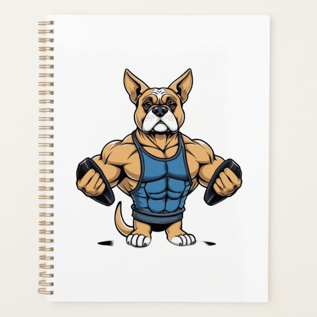 Agenda Cão Fisiculturista (Frente)